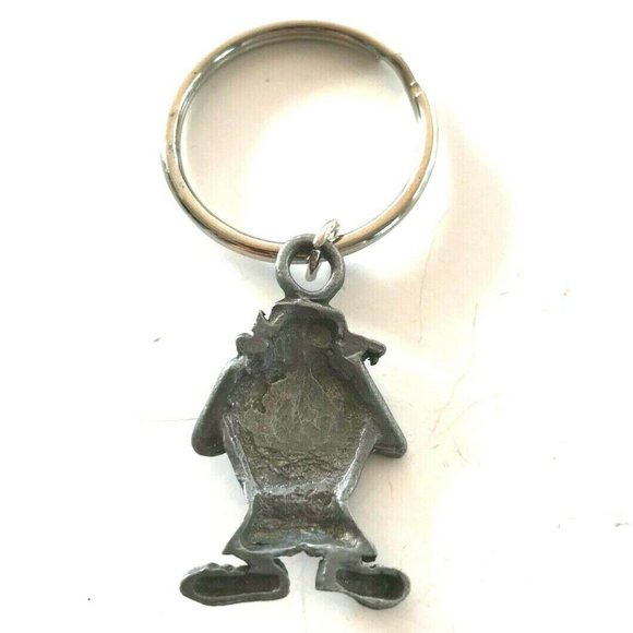 Vintage Taz Tasmanian Devil Peace Keychai Keyring Looney Toons Warner Brothers - Picture 4 of 9